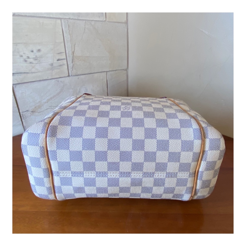 ♥️♥️SOLD LOUIS VUITTON TOTALLY PM AZUR TOTE SHOULDER BAG - Picture 8 of 16
